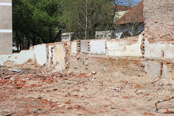 Brick Wall Demolition in Indianapolis