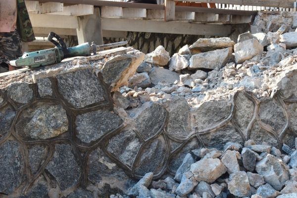 Retaining Wall Demolition in Indianapolis
