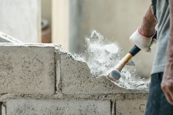 Block Wall Demolition in Indianapolis